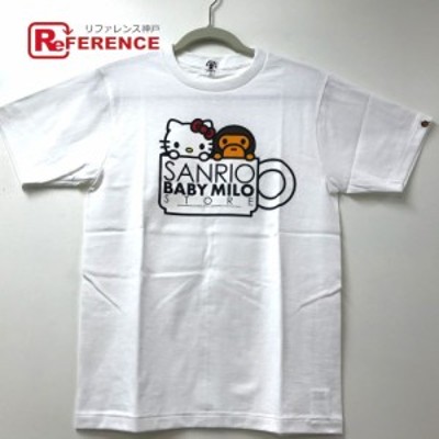 エイプ APE ベイビーミロ Tシャツ 半袖 スーパーマン カットソー 白 M