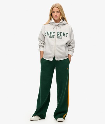 Superdry Women's Essential Logo Straight Joggers Green Size: 8
