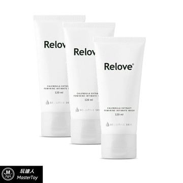 Relove 金盞花萃取低敏私密潔淨凝露 120ml 3入