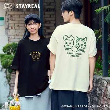 STAYREAL x OSAMU GOODS 原田治good friends寬版T