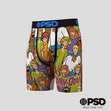 【PSD Underwear 官方旗艦店】 SCOOBY DOO- 平口四角褲-史酷比集合-藍色