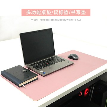 抖音同款辦公皮革桌墊防水防油超大鼠標墊大號學習鍵盤墊電腦桌墊【Snowbelle優選】