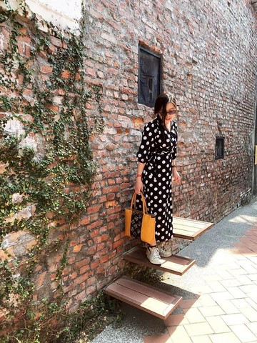 可愛貓咪印花托特包  真皮全手縫  手提包