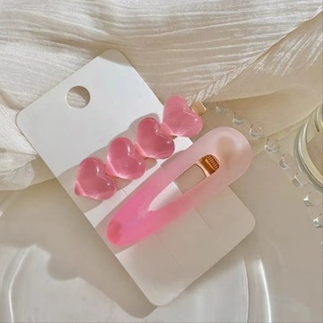 韓版粉色系甜美小髮夾【N113】