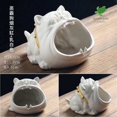 かわいい漫画フレンチブルドッグセラミック灰皿ギフトボーイフレンドクリエイティブリビングルームホーム動物灰皿装飾アクセサリー G 1 Pcs 通販 Lineポイント最大get Lineショッピング
