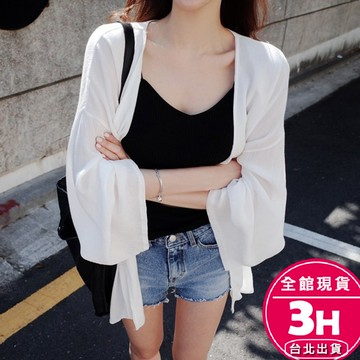 【梨卡】隔日到貨 女裝 罩衫 防曬罩衫 罩衫外套 薄外套 夏天外套 海邊 泳衣 泳裝 比基尼 C6133【現貨24H】