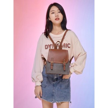 雙肩包女2025新款時尚真皮大容量女士背包休閑通勤旅行洋氣書包