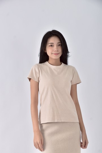 (S) uniqlo渲染粉色短袖上衣