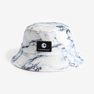大理石雙面漁夫帽
