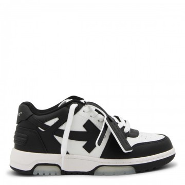 Off-white - Black And White Leather Out Of Office Sneakers 44
