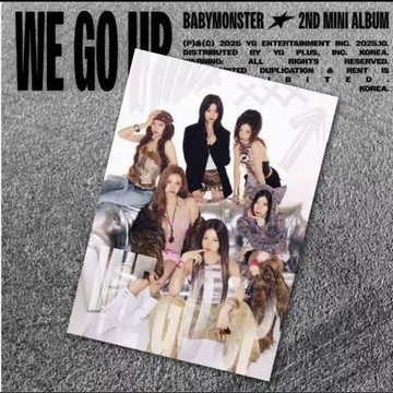 ⭐韓國代購正版⭐⭐韓國正版代購⭐BABYMONSTER 2nd MINI ALBUM [WE GO UP] POSTCA
