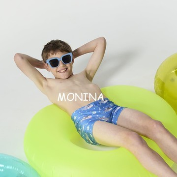 莫妮娜 MIT 兒童五分泳褲