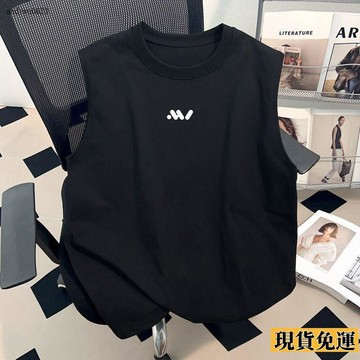 🌟全場免運🌟 美式高街復古 背心 T恤男女款2026 夏季 寬鬆百搭印花設計感無袖 上衣