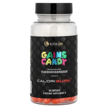 ALPHA LION, 穀物糖，CaloriBurn®，60 粒膠囊（每粒膠囊 40 毫克）