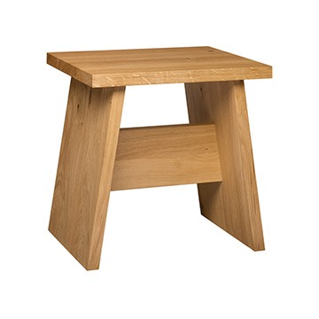 Langley 蘭里 邊几凳（橡木）