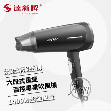 【TAHSIN 達新牌】渦流導流結構 六段式風速 溫控專業吹風機(TS-6626)