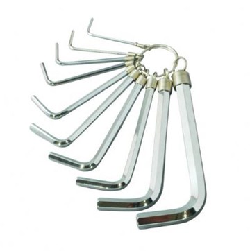 黑手牌 白金鏡面六角板手組 BH-007 S2材質 硬度HRC56度～60度 鏡面拋光 六角板手  扳手 扳手組