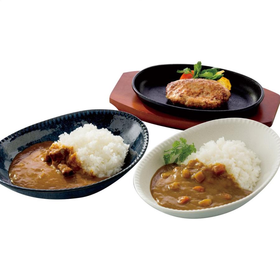 飛騨高山牧場 焼ハンバーグ＆こだわりカレーセット BHF-HJR 2856-051 レトルト カレー ギフト 詰め合わせ ギフトセット のし無料 ラッピング無料 O1 送料無料