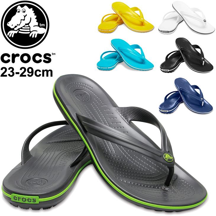 CROCS クロックス ネイビー サンダル W7 スリッポン - サンダル