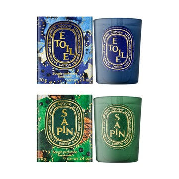 Diptyque 聖誕限量香氛蠟燭 70g (星星 Etoile/冷杉 Sapin)