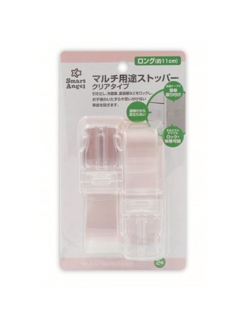 西松屋 透明隱形側壓式冰箱 儲櫃安全鎖 11cm 168元
