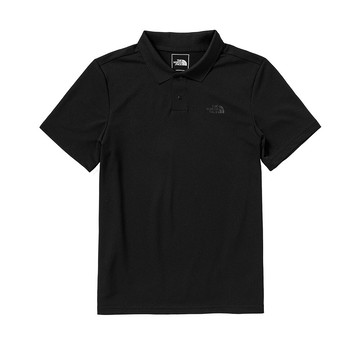 the north face 男 快乾排汗短袖polo衫ap黑7wd2/登山/短t/排汗衫/抗u
