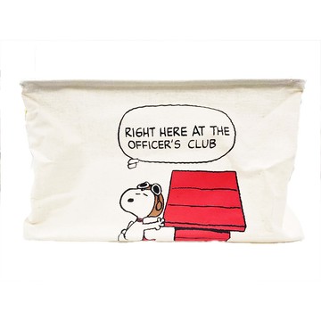 【Snoopy 史努比】帆布收納箱（方形）-屋子 （38*26*26cm）_廠商直送