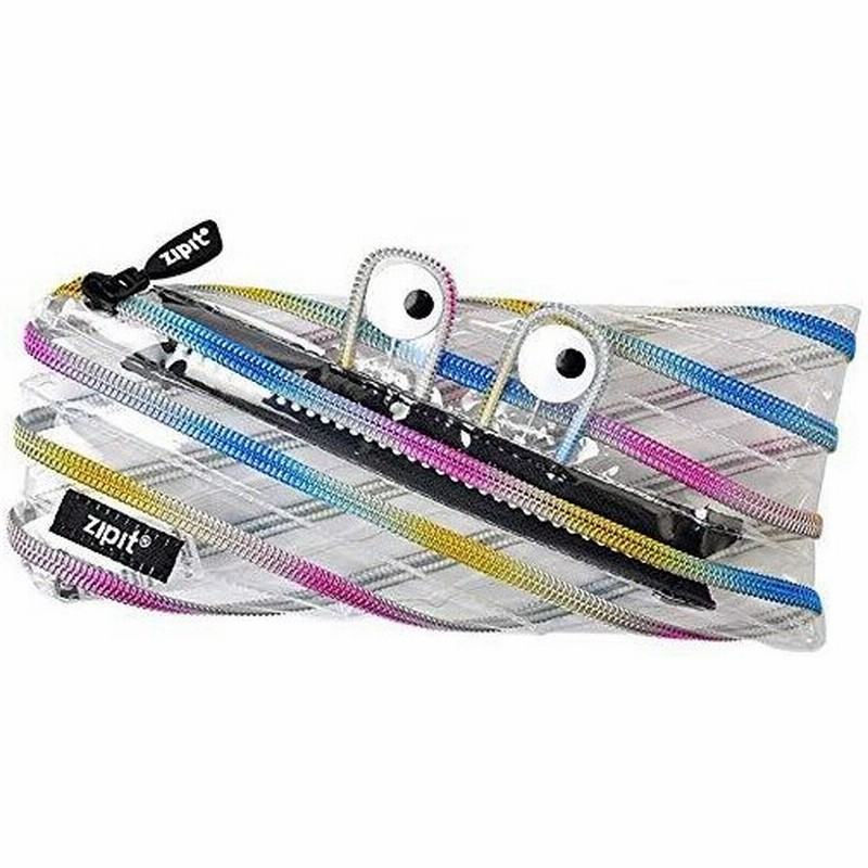 ペンケース Zipit モンスター ポーチ ジップイット ペンポーチ 筆箱 文房具 化粧ポーチ かわいい おしゃれ 大人 透明 クリア 通販 Lineポイント最大0 5 Get Lineショッピング