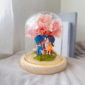 蒔漫花間—花語戀情 情人節禮物 玻璃花盅 櫻花