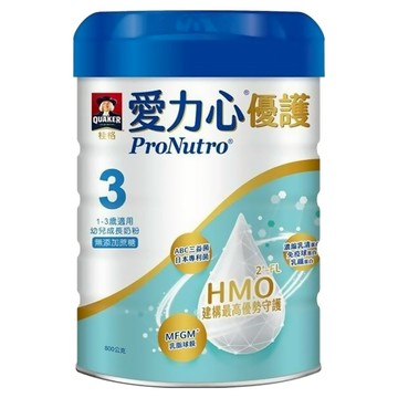 QUAKER 桂格 ProNutro 愛力心 優護幼兒成長奶粉3號 1~3歲  800g  1罐