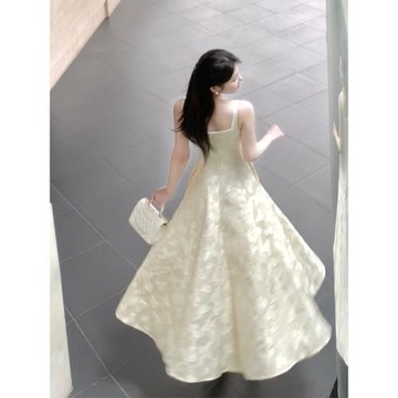 (免運)Good Job【蛻生】法式刺繡小禮服復古氣質小眾修身收腰生日連衣裙