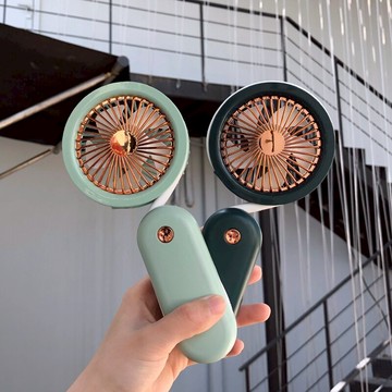 手持小風扇便攜式隨身usb充電型學生宿舍手拿懶人掛脖電扇大風力