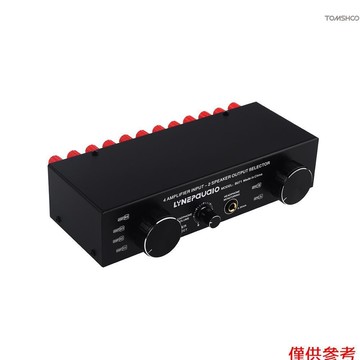 Winn LYNEPaUalO 放大器揚聲器選擇器開關切換器 4 輸入 2 輸出或 2 進 4 出功率放大器揚聲器選擇器