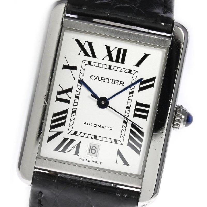 ☆保証書付き【CARTIER】カルティエ タンクソロXL デイト W5200027 ...