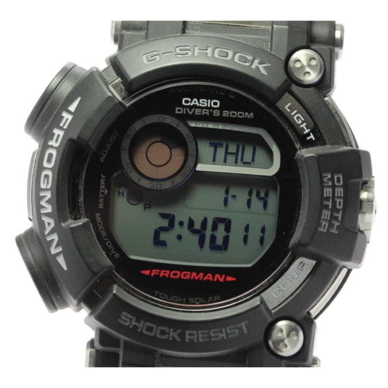 CASIO】カシオ G-SHOCK フロッグマン GWF-D1000-1JF ソーラー電波 メンズ | LINEブランドカタログ