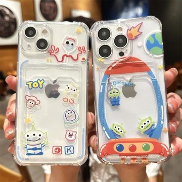 搞怪三眼仔適用三星s23ultra手機殼s24fe透明s22+s21fe插卡a35a55放照片拍立得sa25a15防摔a16a06全包note20