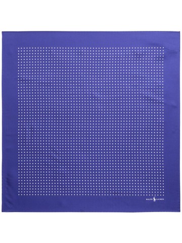 Polo Ralph Lauren - St. James silk pocket square - men - Mulberry Silk - One Size - Blue