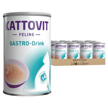 KATTOVIT 康特維 胃腸保健營養肉汁貓罐  12罐  135ml  雞