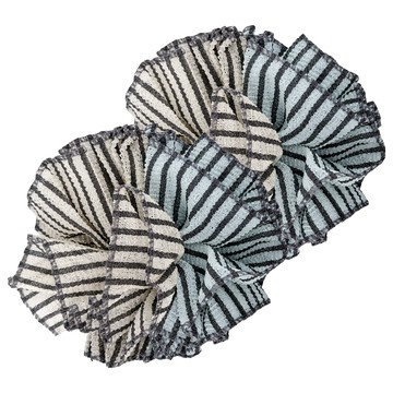 KEYTOSS 詰朵斯 Bamboo 柔色竹炭添加尼龍沐浴球 可重複使用 直徑15cm  顏色隨機  1入  2個