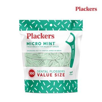 Plackers Micro Mint Dental Floss 300ea