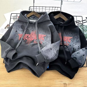 【台灣出貨】男童裝 大童帽t 兒童衣服 連帽外套 長袖衛衣 刷毛上衣 加絨加厚冬裝 中大童秋冬款 春秋新款 男孩保暖外套