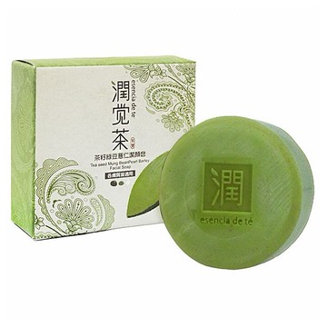 茶寶潤覺茶~茶籽綠豆薏仁潔顏皂(100±5g)