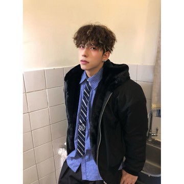 美式復古高級感連帽棉服男冬季新款休閒百搭寬鬆棉衣男