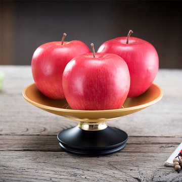 臺灣工藝素面銅果盤供佛水果盤 無字供盤果碟果盤果簍 三色選