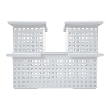 【日本Like-it】簡約收納手提籃三入組(SSx2+L)白色