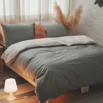 天絲床組 茶霧 D1雙人薄床包三件組(60支) 100%天絲 棉床本舖