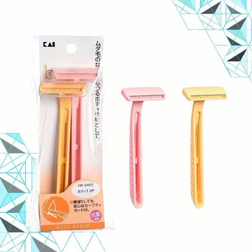 【現貨✔️】 貝印KAI T字除毛刀 (2入) HK-0465 🐈原廠保證