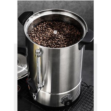 跨境110V不銹鋼家用商用雙層304全自動開水桶咖啡機煮茶煮咖啡桶