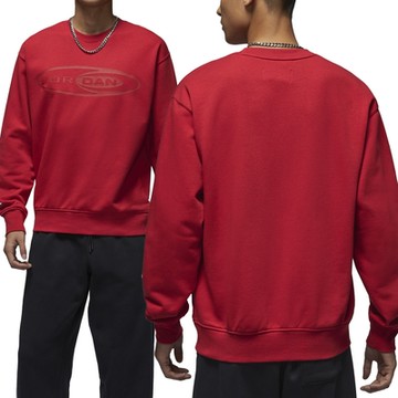 Nike AS ESS Y2K GFX CREW LB 男款 紅色 圓領 大學T 運動 休閒 長袖 HV9284-636