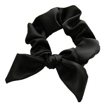 SY 素面蝴蝶結髮圈 簡約時尚 柔軟舒適 百搭髮飾  顏色隨機